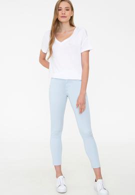 Kadın Açık Mavi Pantolon - 50234779027