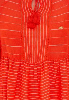 Kadın Kırmızı Uzun Kollu Gömlek - 50234989027