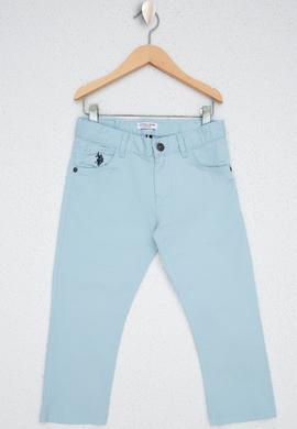 Erkek Çocuk Açık İndigo Kanvas Pantolon - 50235516023