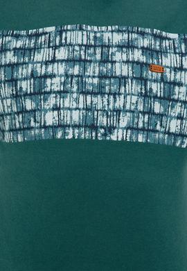 Erkek Koyu Yeşil Bisiklet Yaka Sweatshirt - 50236800027