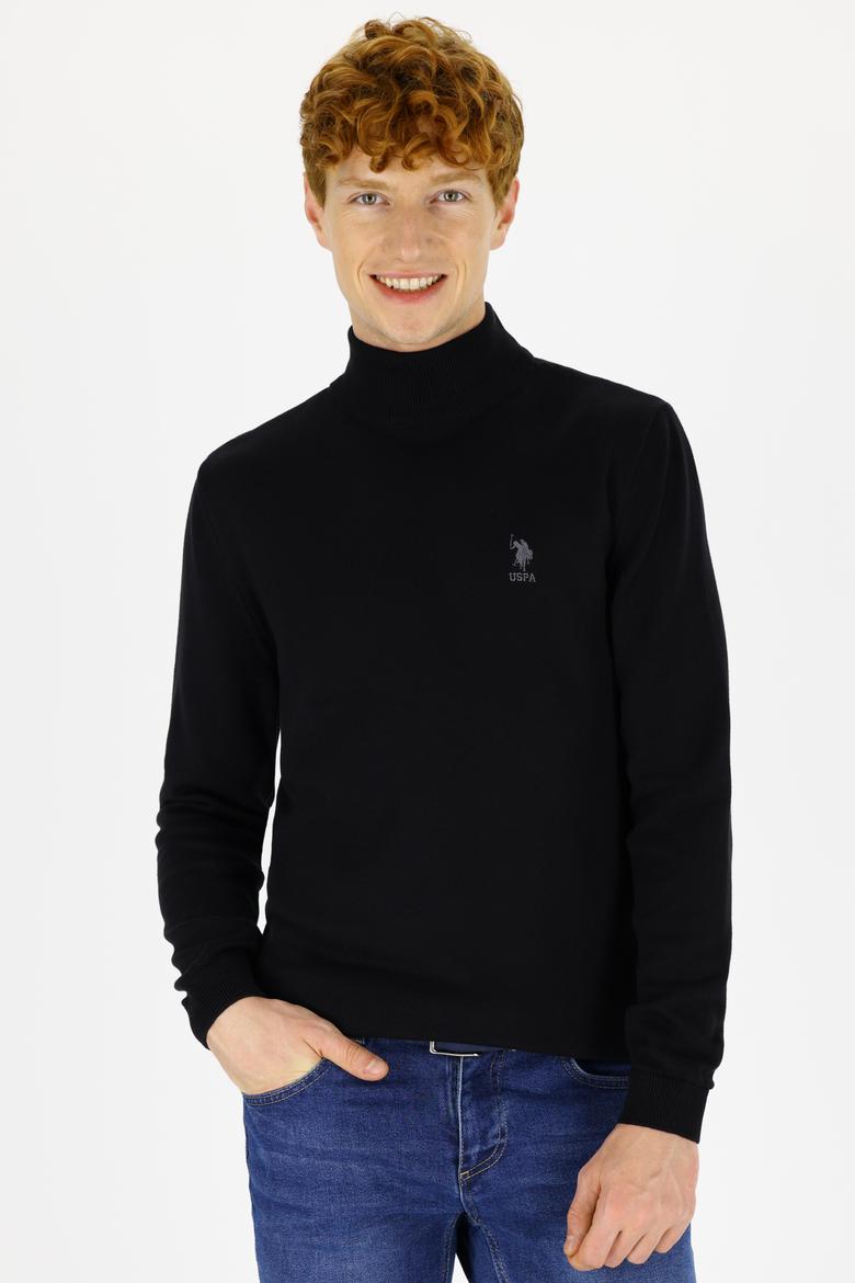 Erkek Siyah Basic Kazak