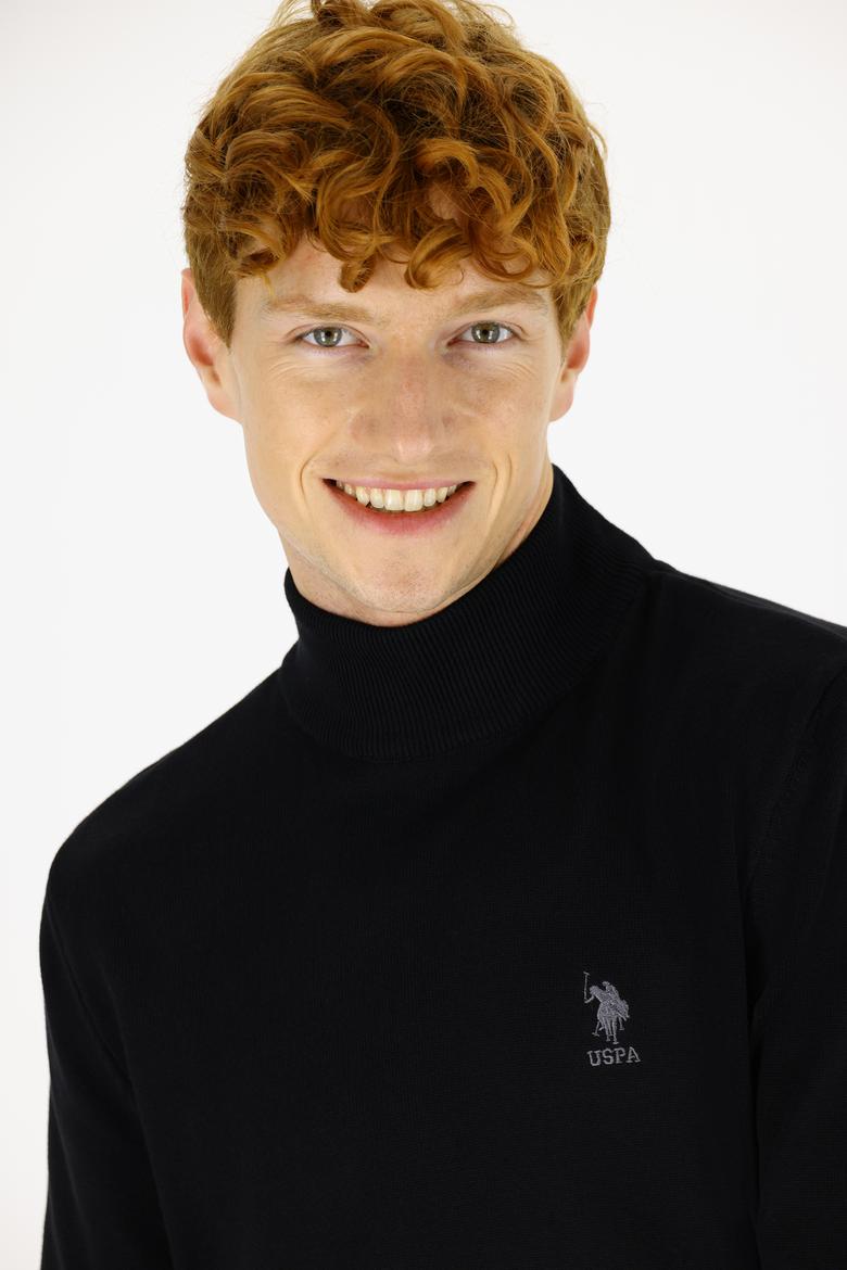 Erkek Siyah Basic Kazak - 50237006021