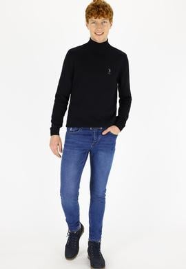 Erkek Siyah Basic Kazak - 50237006021