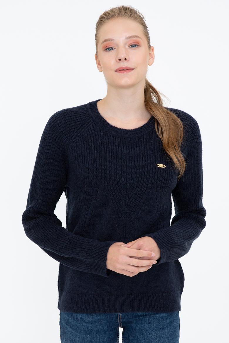 Kadın Lacivert Kazak