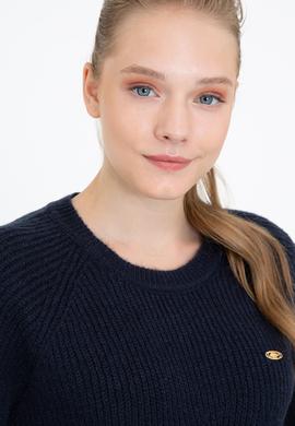 Kadın Lacivert Kazak - 50237627004