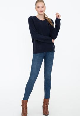 Kadın Lacivert Kazak - 50237627004