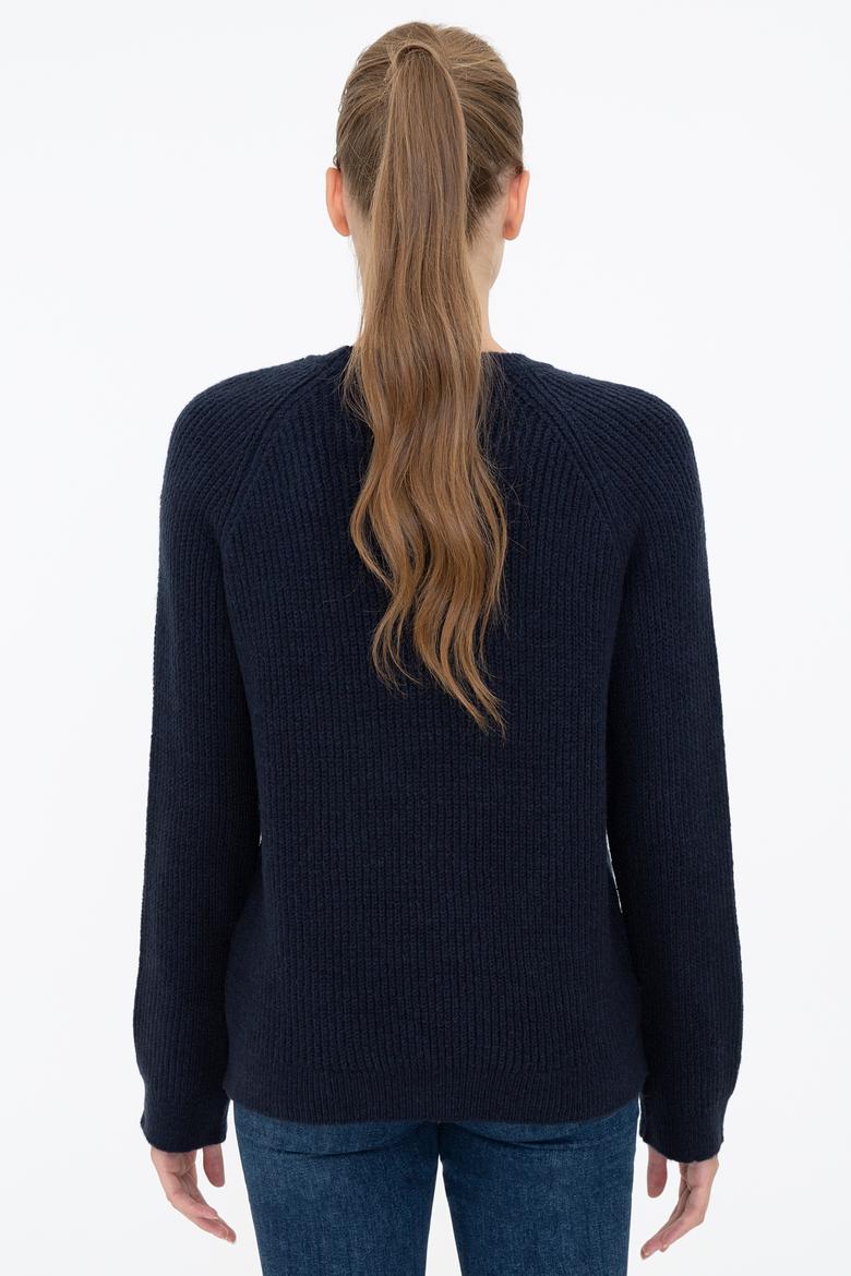 Kadın Lacivert Kazak - 50237627004