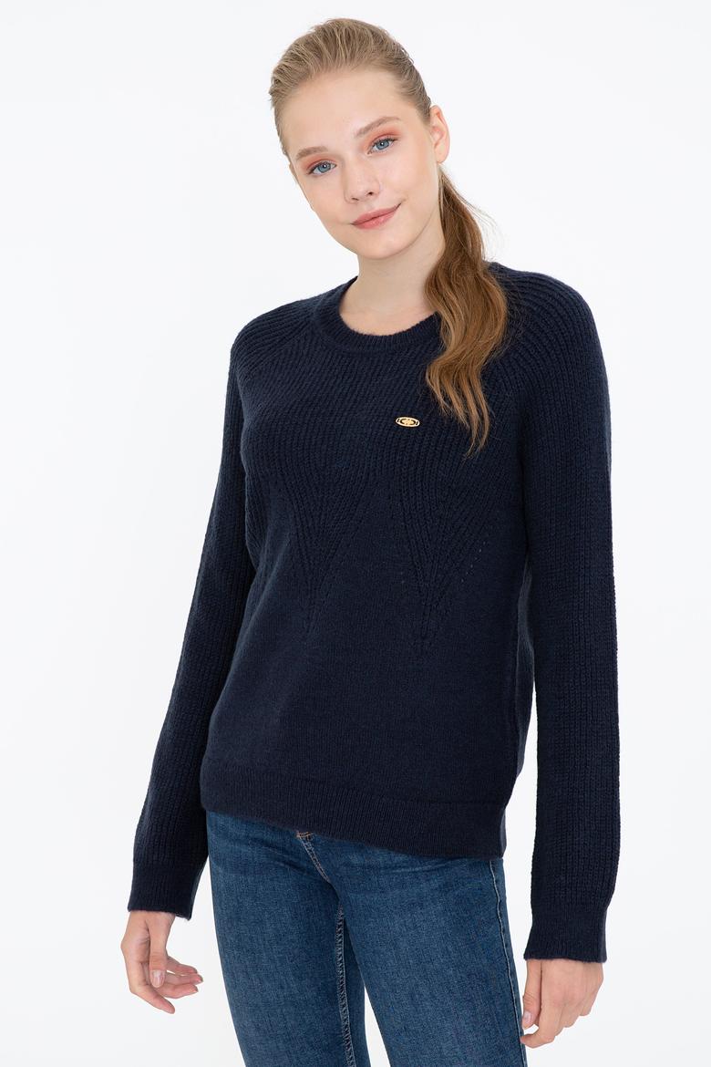 Kadın Lacivert Kazak - 50237627004