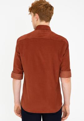 Erkek Tarçın Uzun Kollu Gömlek - 50237877026