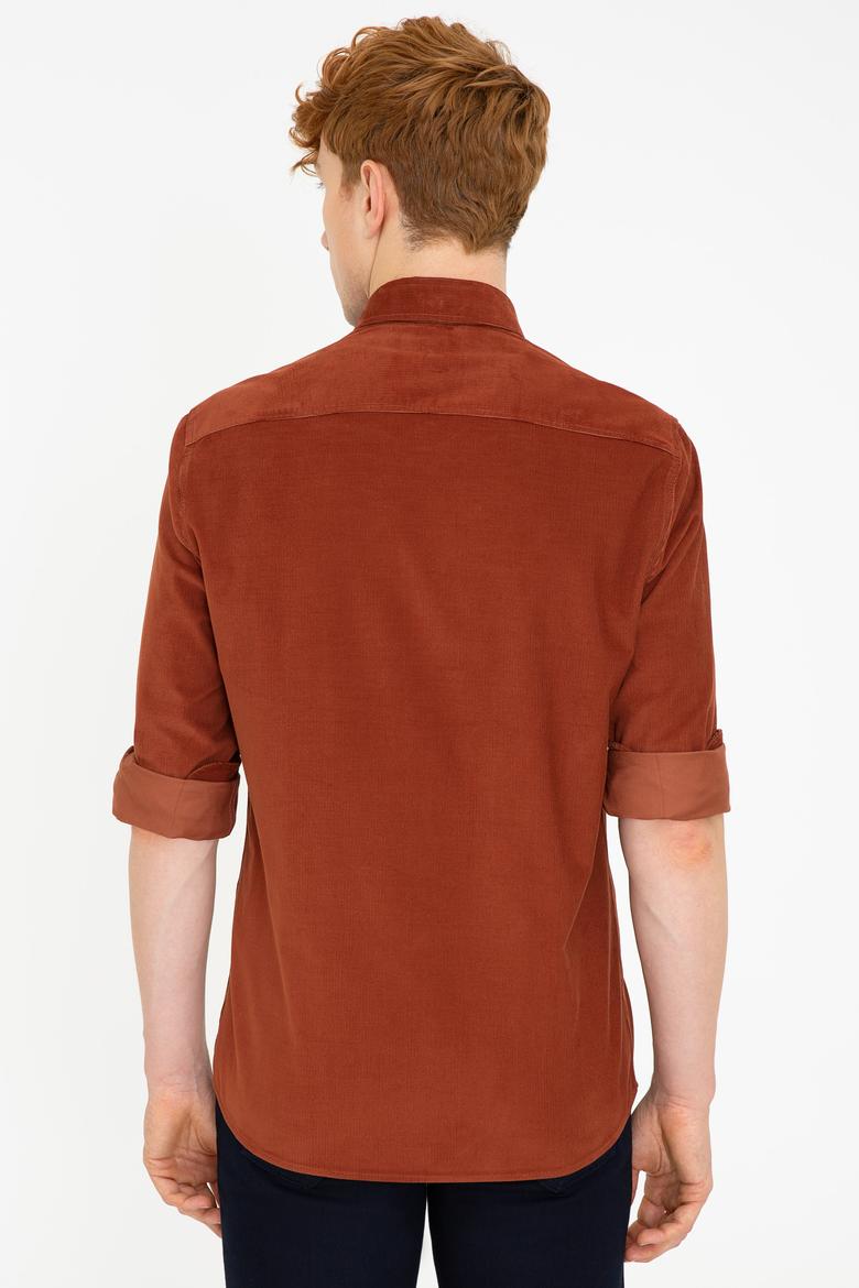 Erkek Tarçın Uzun Kollu Gömlek - 50237877026