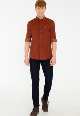 Erkek Tarçın Uzun Kollu Gömlek - 50237877026