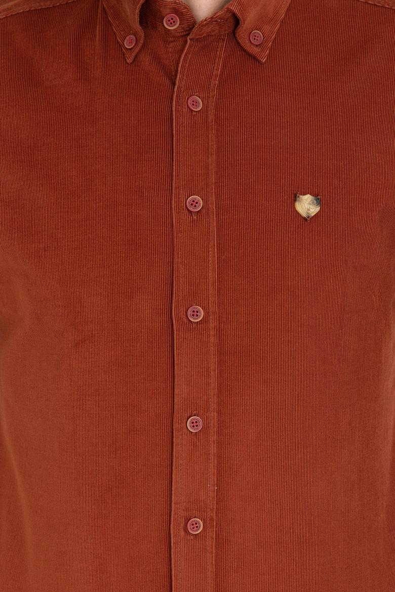 Erkek Tarçın Uzun Kollu Gömlek - 50237877026