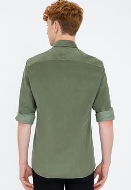 Erkek Haki Gömlek Uzunkol - 50237877047