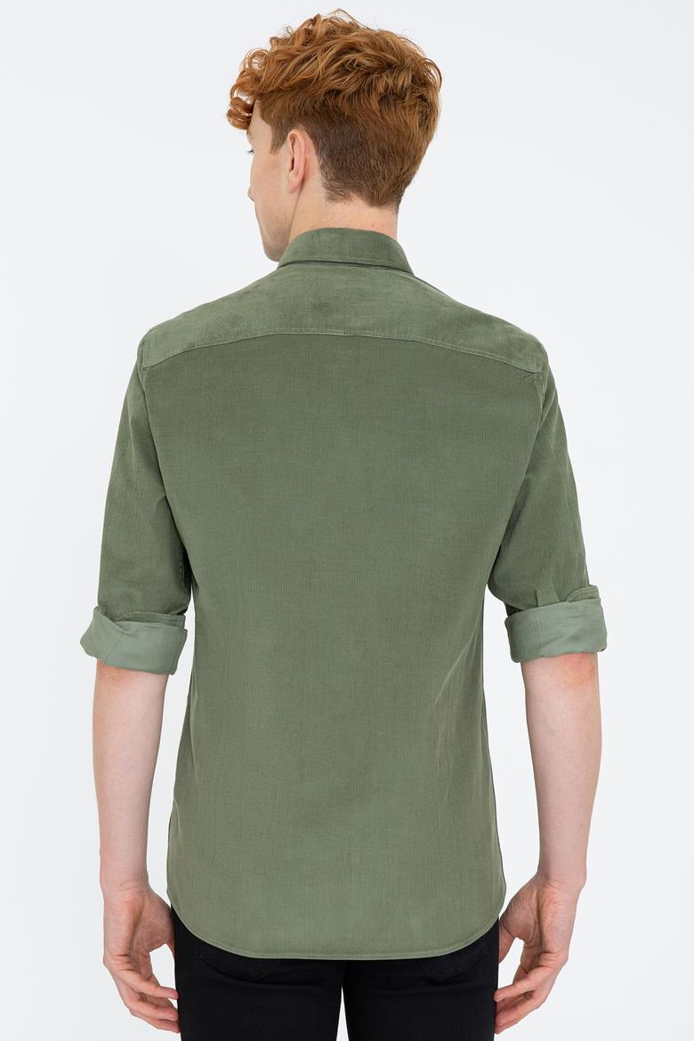 Erkek Haki Gömlek Uzunkol - 50237877047