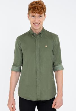 Erkek Haki Gömlek Uzunkol - 50237877047