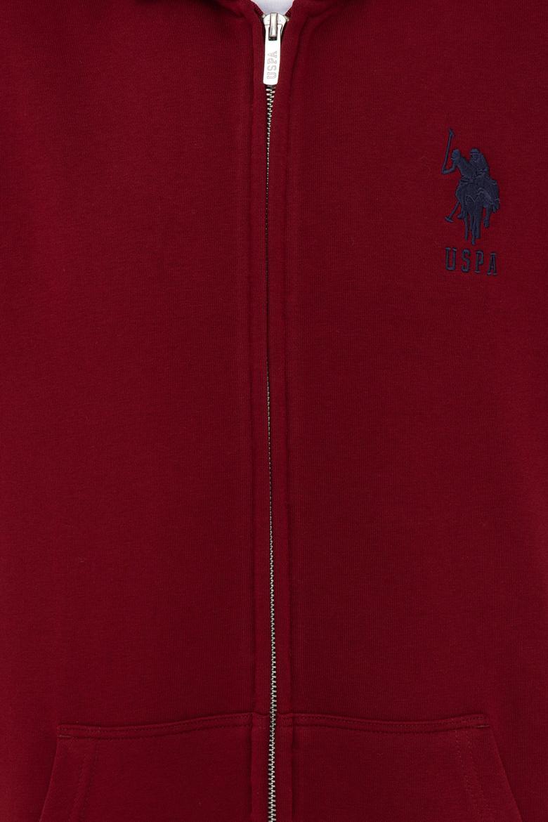 Erkek Bordo Örme Hırka - 50237896041