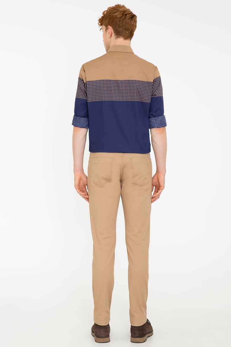 Erkek Camel Kanvas Pantolon - 50237923051