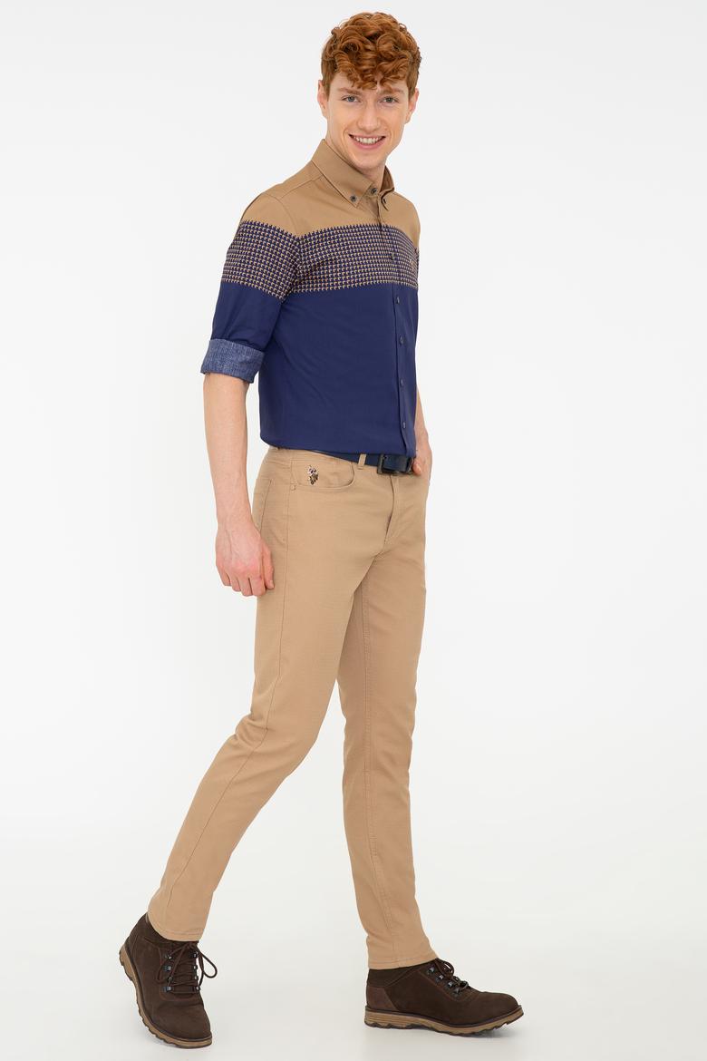 Erkek Camel Kanvas Pantolon - 50237923051