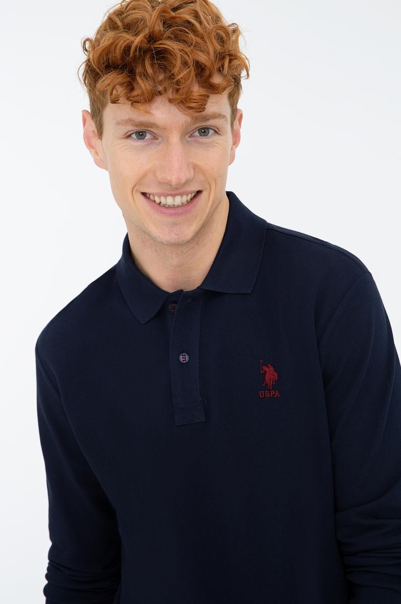 Erkek Lacivert Basic Sweatshirt