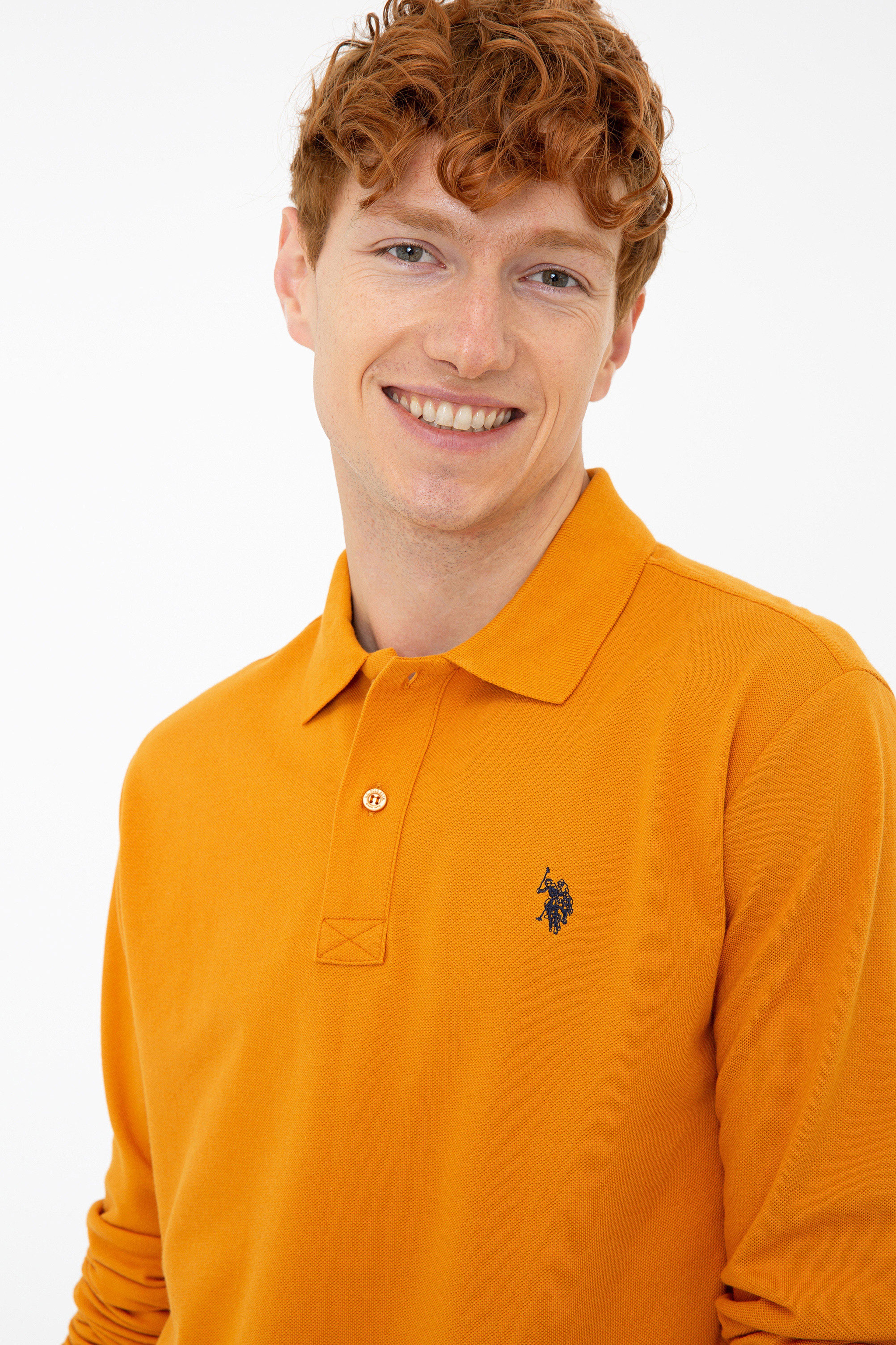 Erkek Safran Basic Sweatshirt