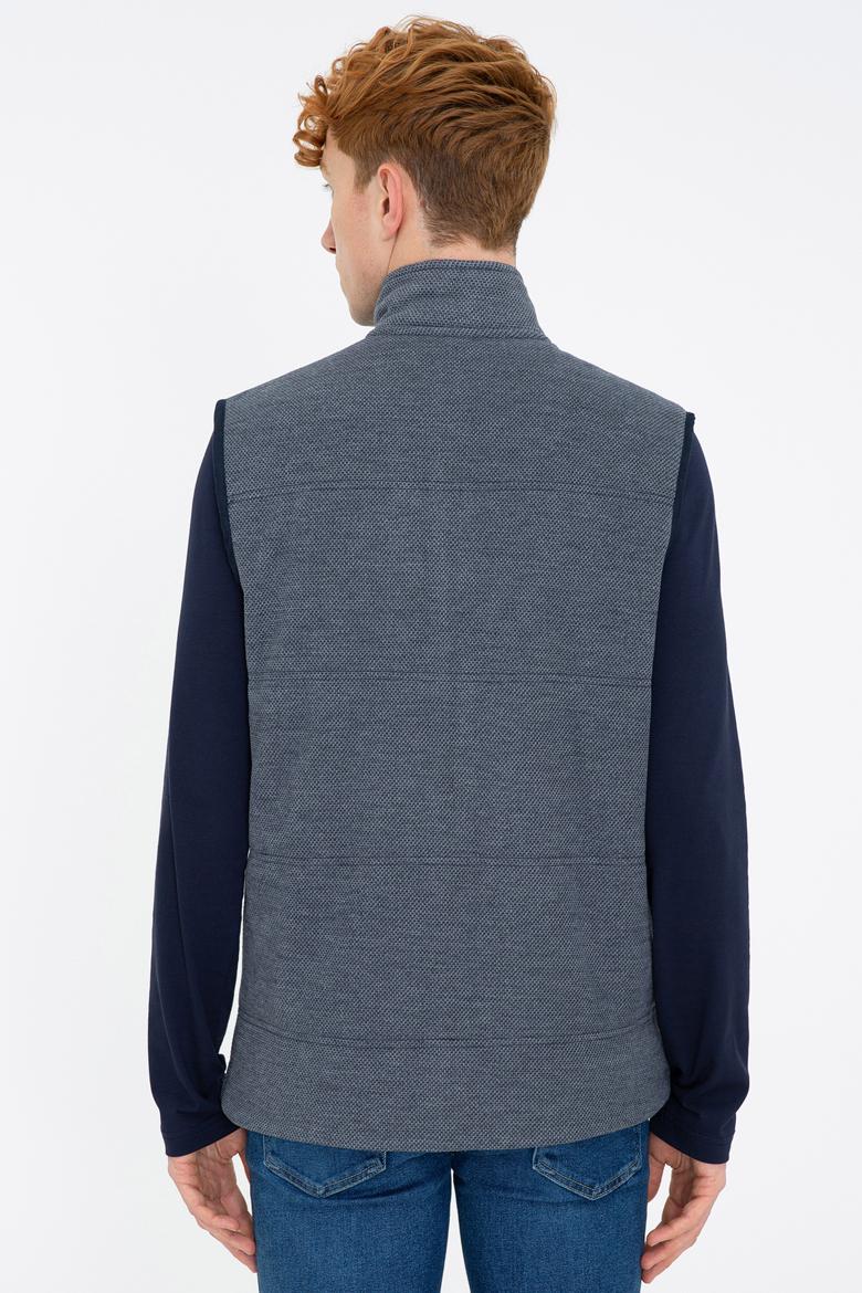 Erkek Lacivert Örme Hırka - 50240384006