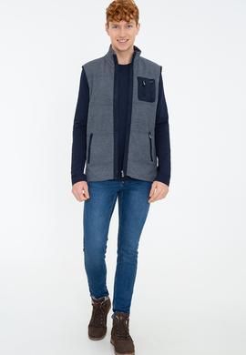 Erkek Lacivert Örme Hırka - 50240384006