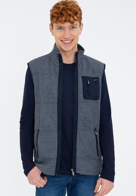 Erkek Lacivert Örme Hırka - 50240384006