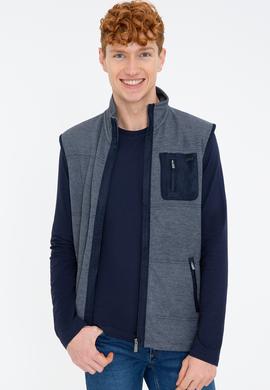 Erkek Lacivert Örme Hırka - 50240384006