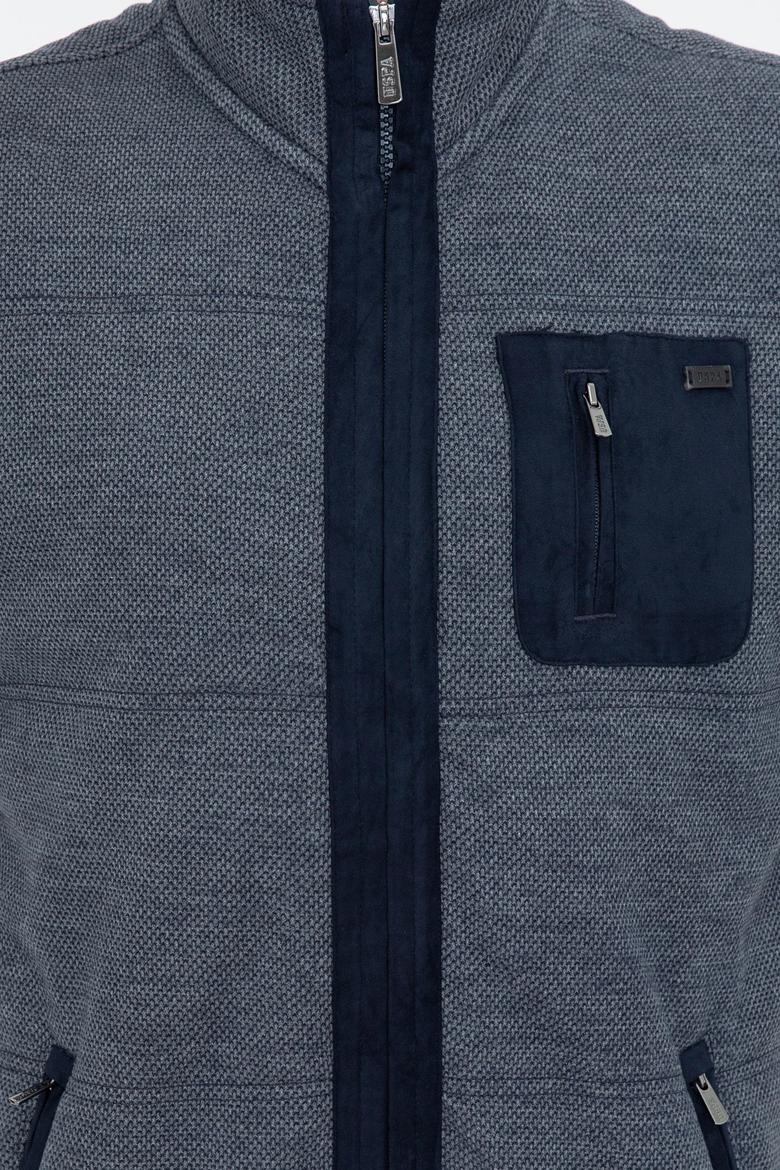 Erkek Lacivert Örme Hırka - 50240384006