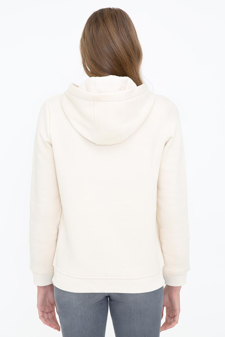 Kadın Krem Basic Sweatshirt - 50240707037