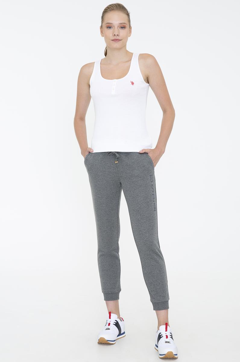 Kadın Antrasit Melanj Eşofman Altı