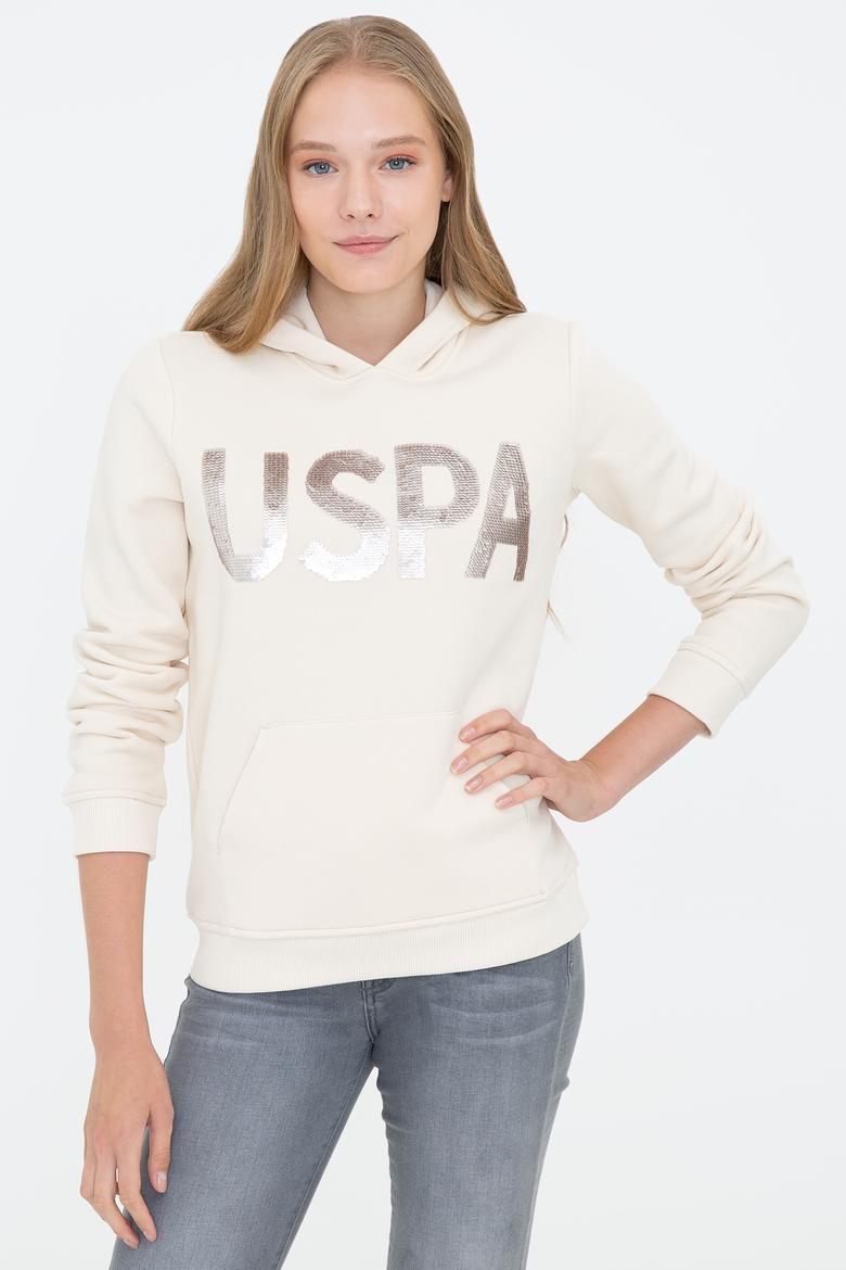 Kadın Krem Basic Sweatshirt - 50240707037
