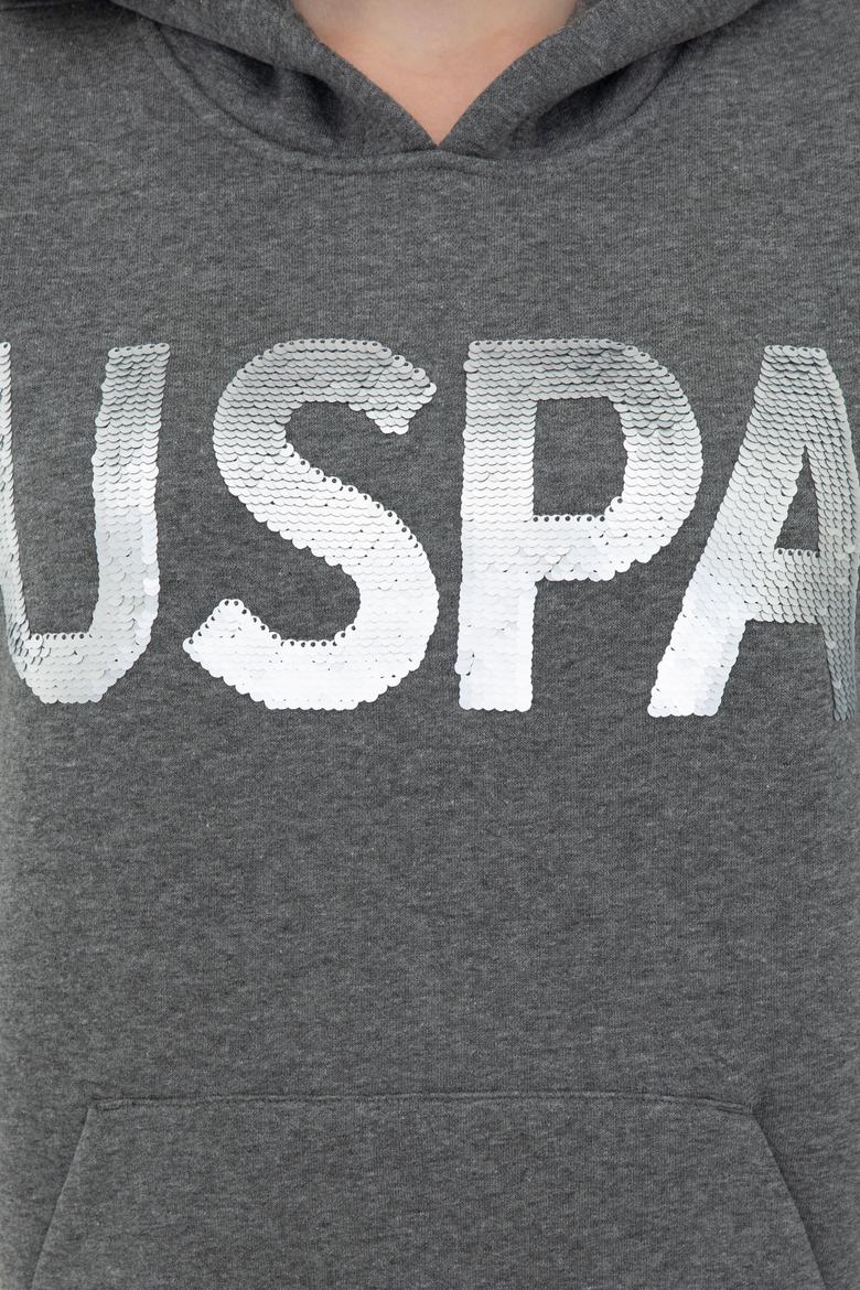 Kadın Antrasit Melanj Basic Sweatshirt - 50240707064