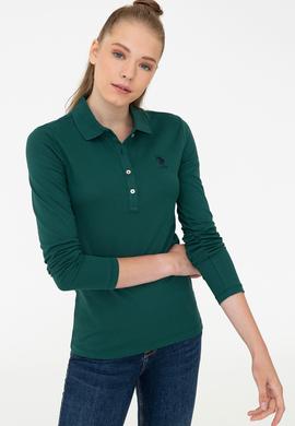 Kadın Koyu Yeşil Basic Sweatshirt - 50240710104