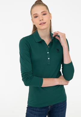 Kadın Koyu Yeşil Basic Sweatshirt - 50240710104