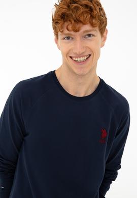 Erkek Lacivert Basic Sweatshirt - 50240918020