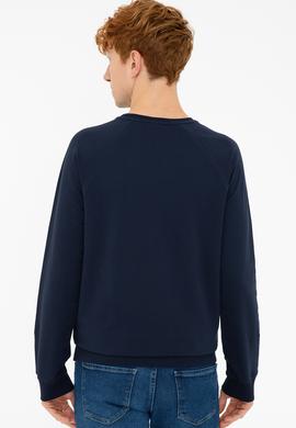 Erkek Lacivert Basic Sweatshirt - 50240918020