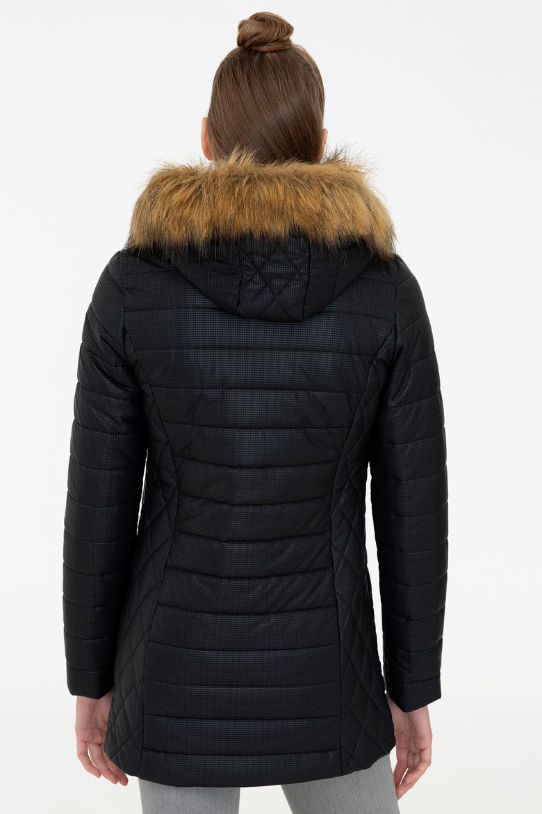 Kadın Lacivert Deri Mont Kaban - 50243797012