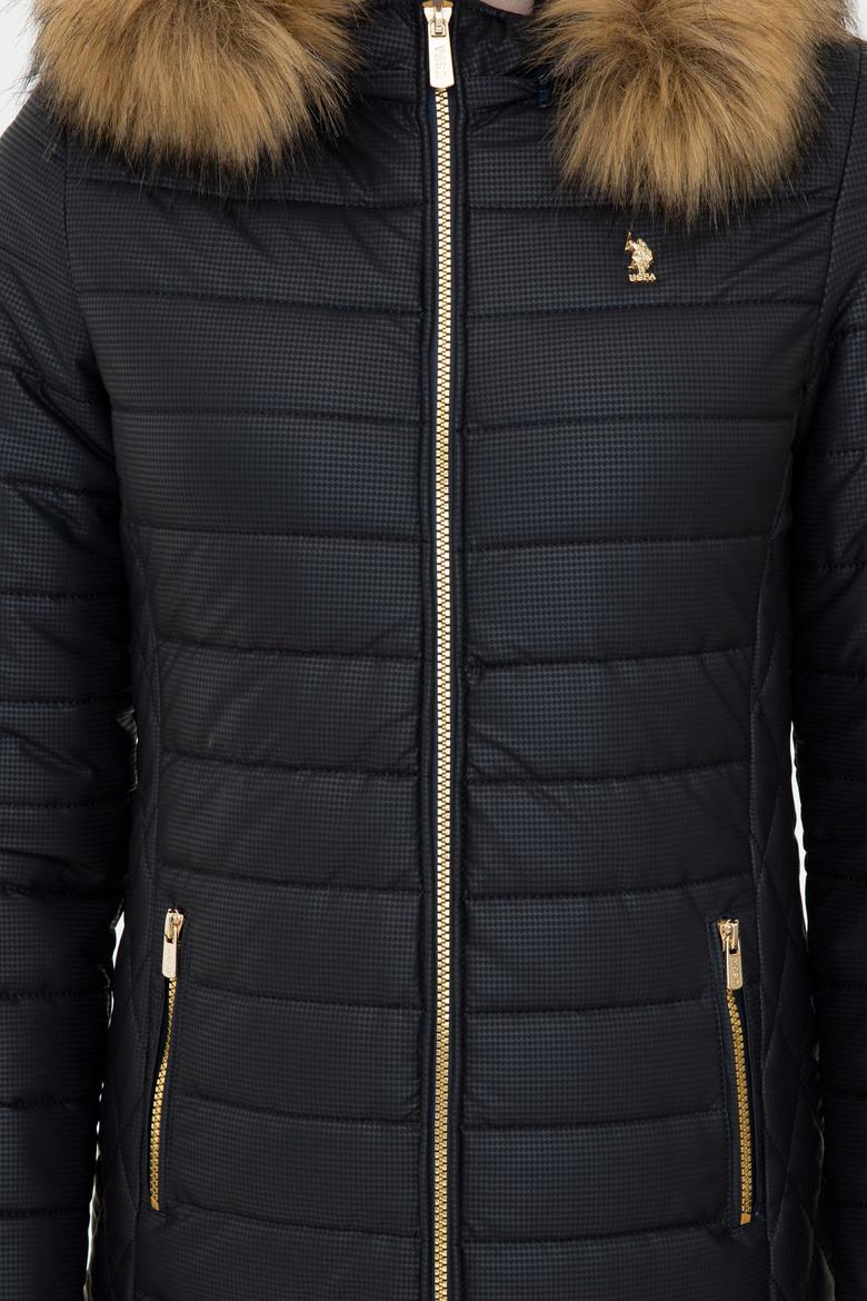 Kadın Lacivert Deri Mont Kaban - 50243797012