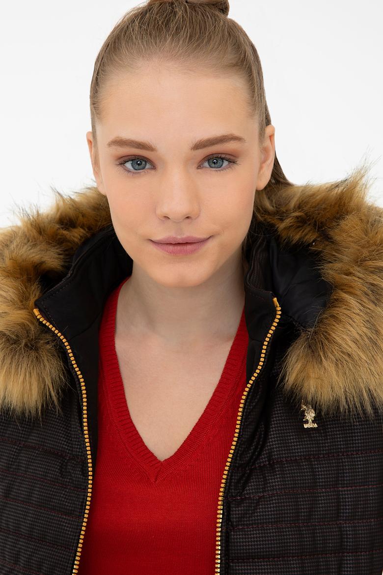 Kadın Kırmızı Deri Mont Kaban - 50243796003