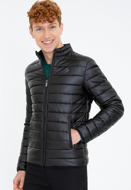 Erkek Siyah Deri Mont Kaban - 50243884003