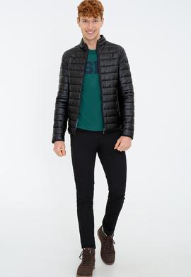 Erkek Siyah Deri Mont Kaban - 50243884003