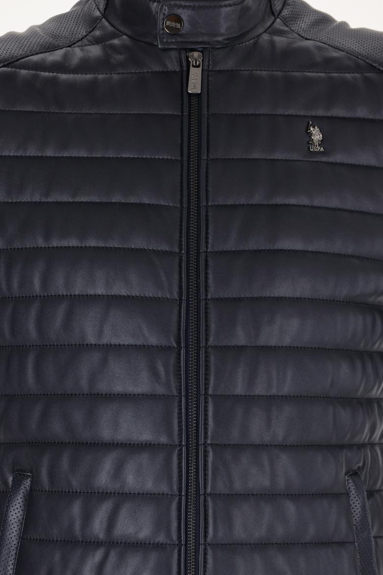 Erkek Lacivert Deri Mont Kaban - 50243887013