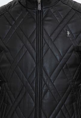 Erkek Siyah Deri Mont Kaban - 50243889003