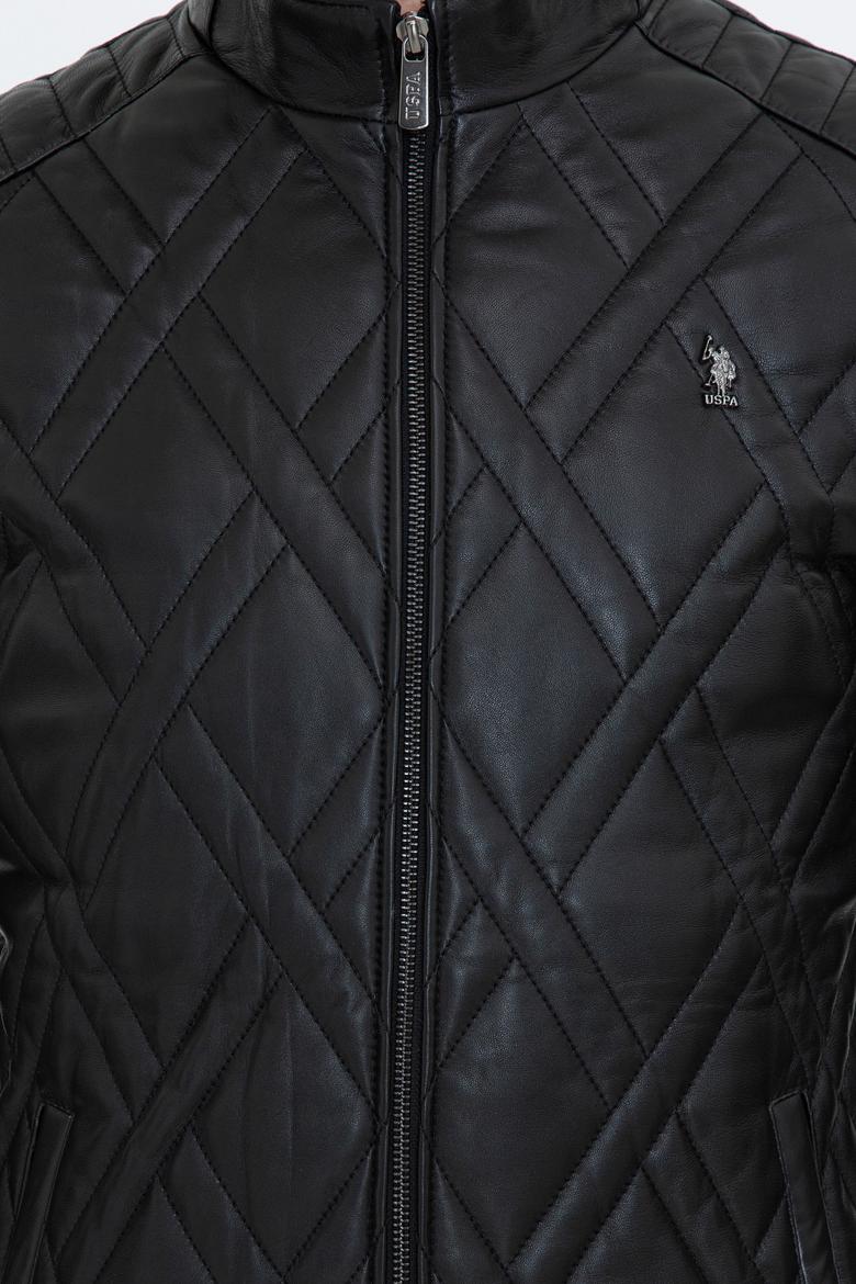 Erkek Siyah Deri Mont Kaban - 50243889003