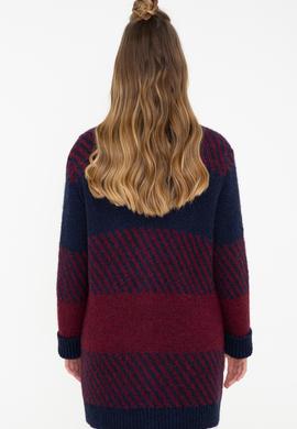 Kadın Lacivert Triko Hırka - 50237726008