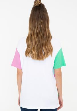 Kadın Beyaz Tişört - 50234598005