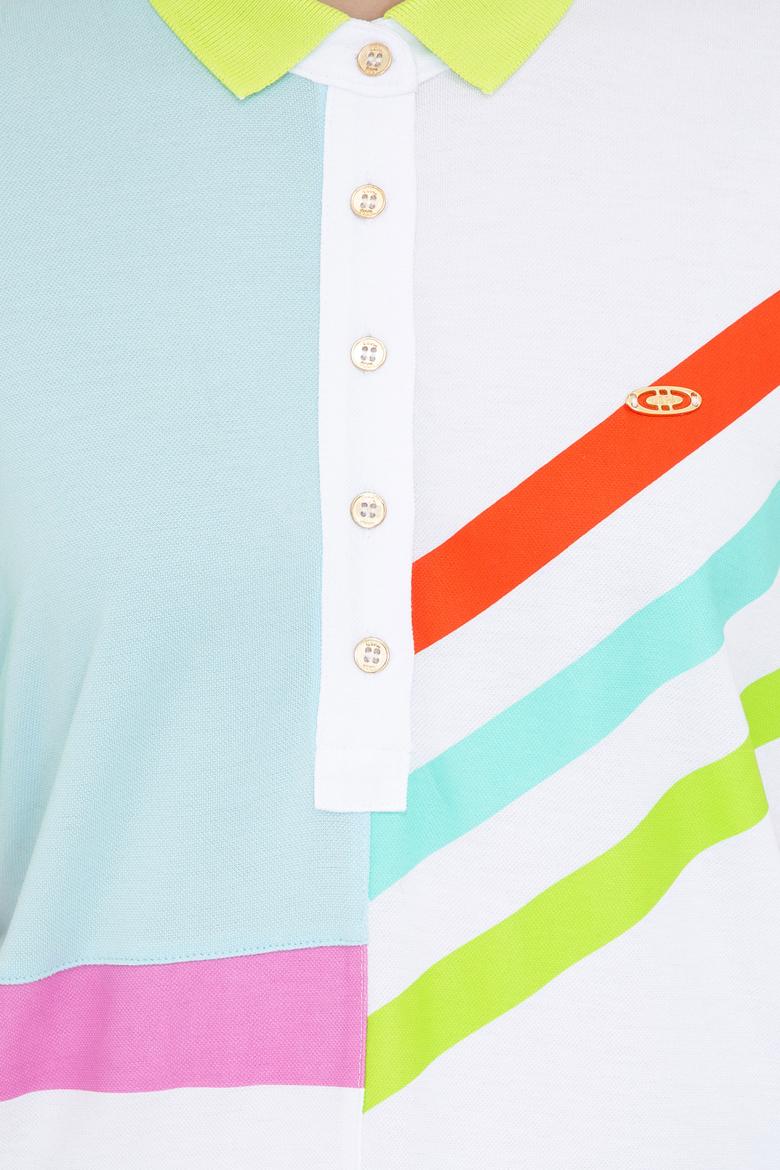 Kadın Beyaz Tişört - 50234598005