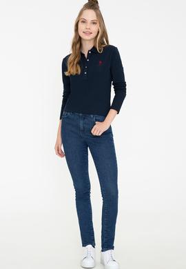 Kadın Lacivert Basic Sweatshirt - 50240710054