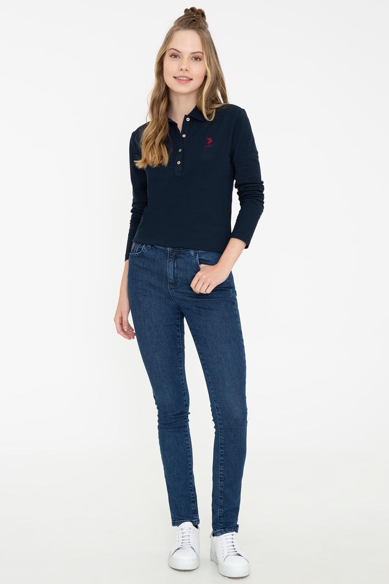 Kadın Lacivert Basic Sweatshirt - 50240710054